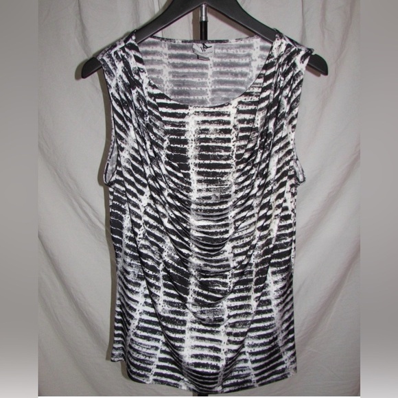 Worthington Tops - MWorthington Black and White Striped Blouse